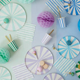 Mint Stripe Small Napkins