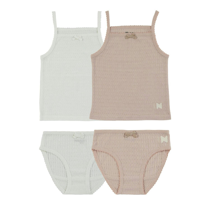 Pointelle Girls Underwear Set