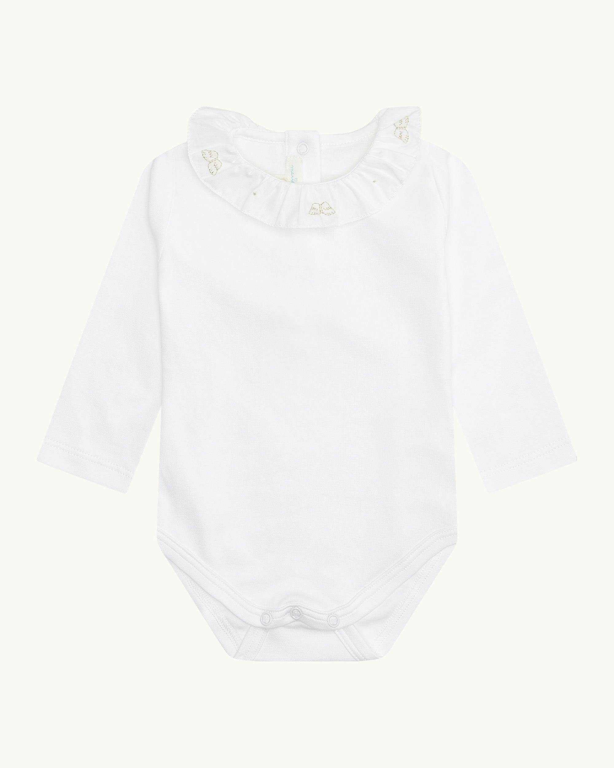 Angel Wing™ Ruffle Collar Onesie