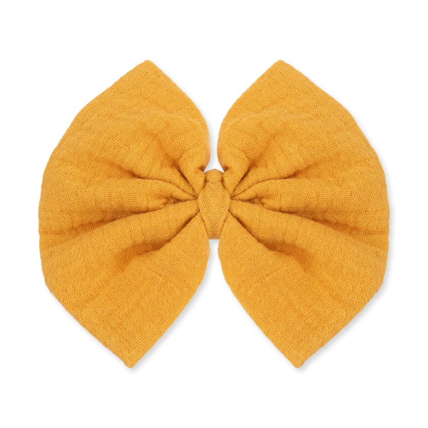 Baby Sunflower - Bow on Headband