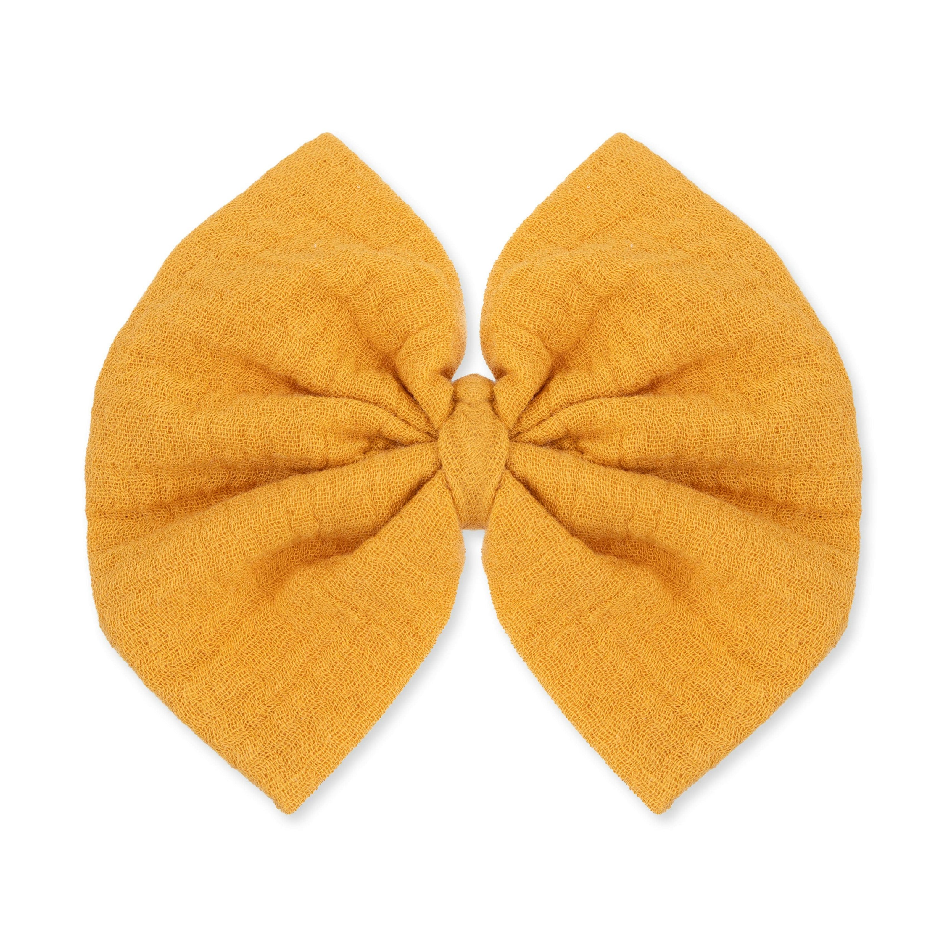 Baby Sunflower - Bow on Headband