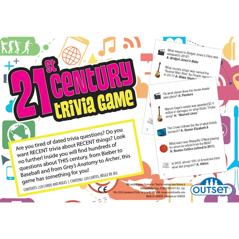 Outset Media 21st Century Trivia Game