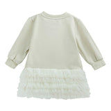 Mist Ruffle Ribbon Dress