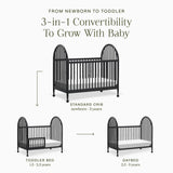 Namesake Alouette 3-in-1 Convertible Spindle Crib
