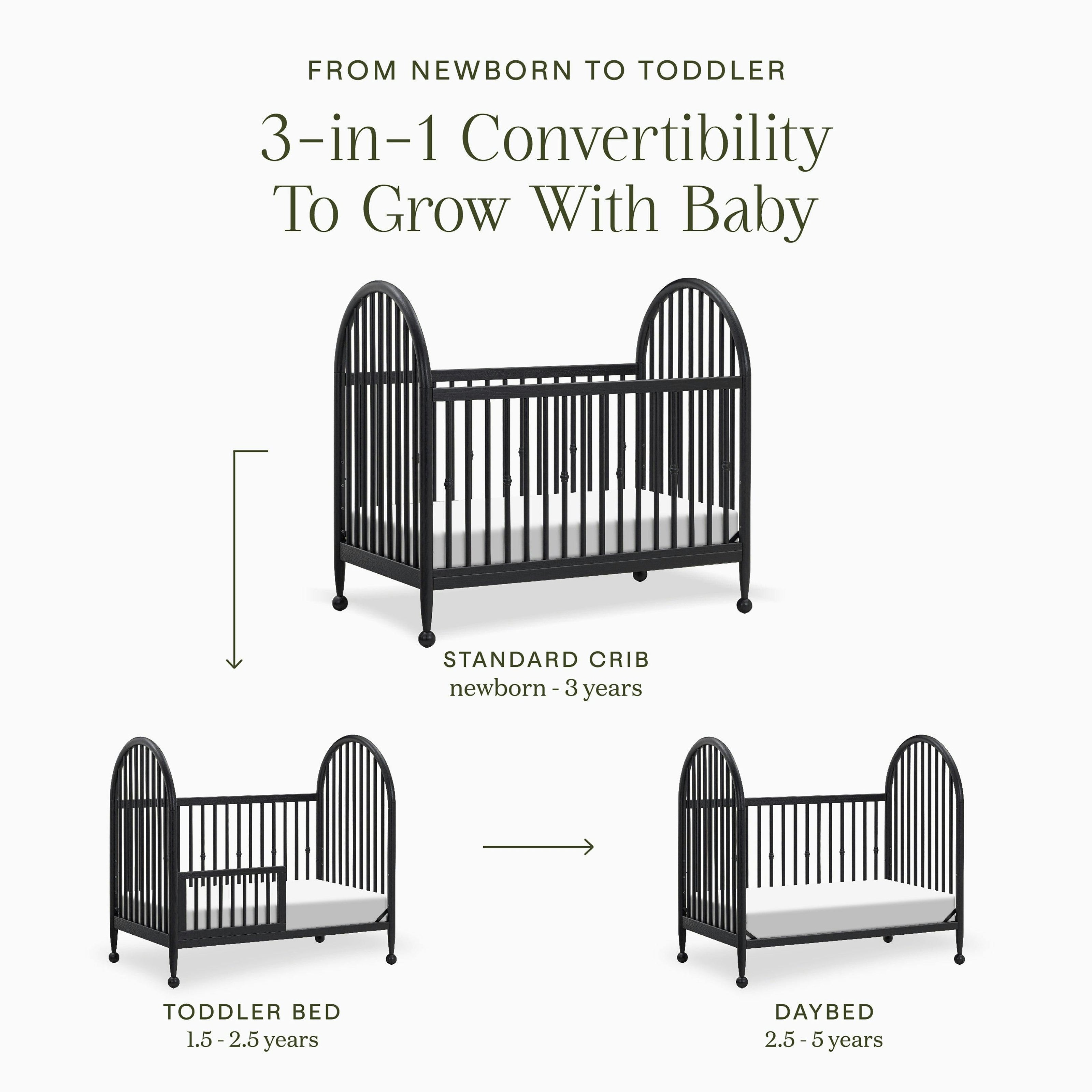 Namesake Alouette 3-in-1 Convertible Spindle Crib