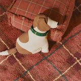 Washable Rug Tartan Vintage Red, Red