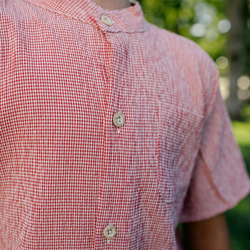 Baker Top - Red Gingham