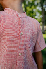 Baker Top - Red Gingham
