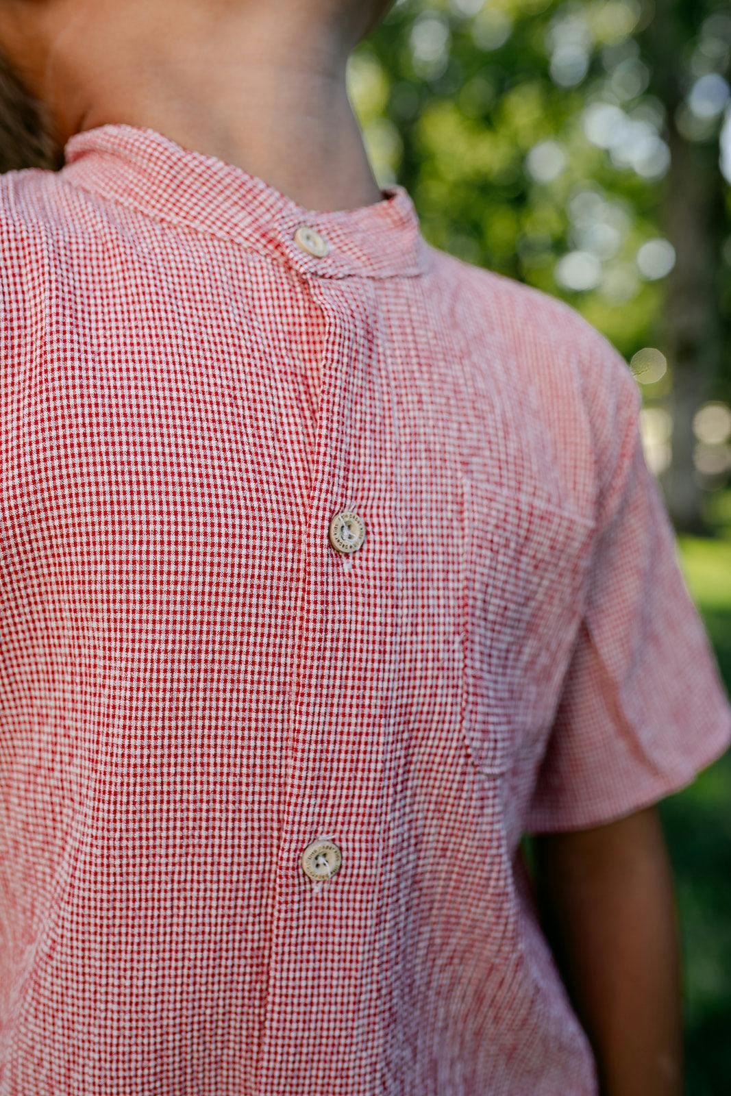 Baker Top - Red Gingham