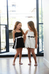 Bailey White Rose Satin Ballet Dress