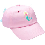 Lavender Mermaid Bow Baseball Hat - Baby & Youth