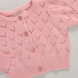 Girls Sadie Sweater - Pink