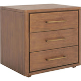 Rosey 3 Drawer Nightstand
