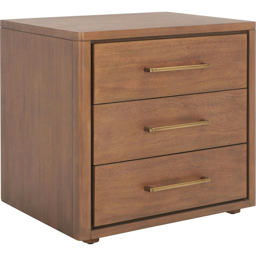 Rosey 3 Drawer Nightstand