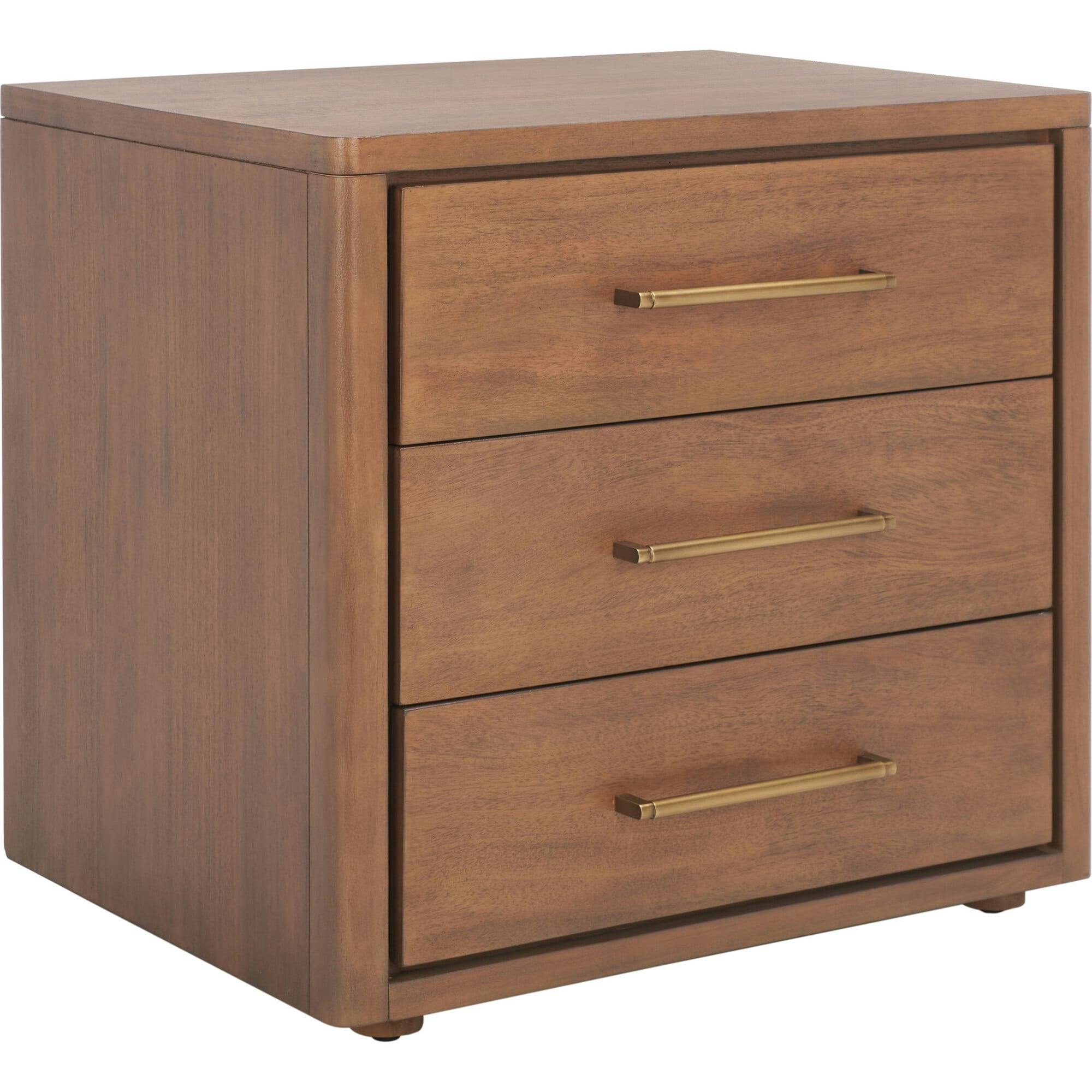 Rosey 3 Drawer Nightstand