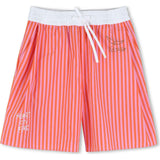 ZADIG & VOLTAIRE Make Art Striped Shorts - Pink Orange