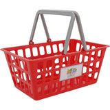 Kids Pretend Play 2-in-1 Red Shopping Cart