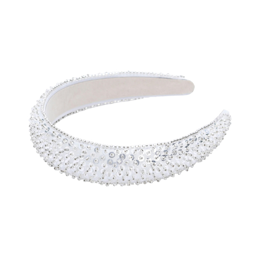 Sparkling Sequined Padded Headband