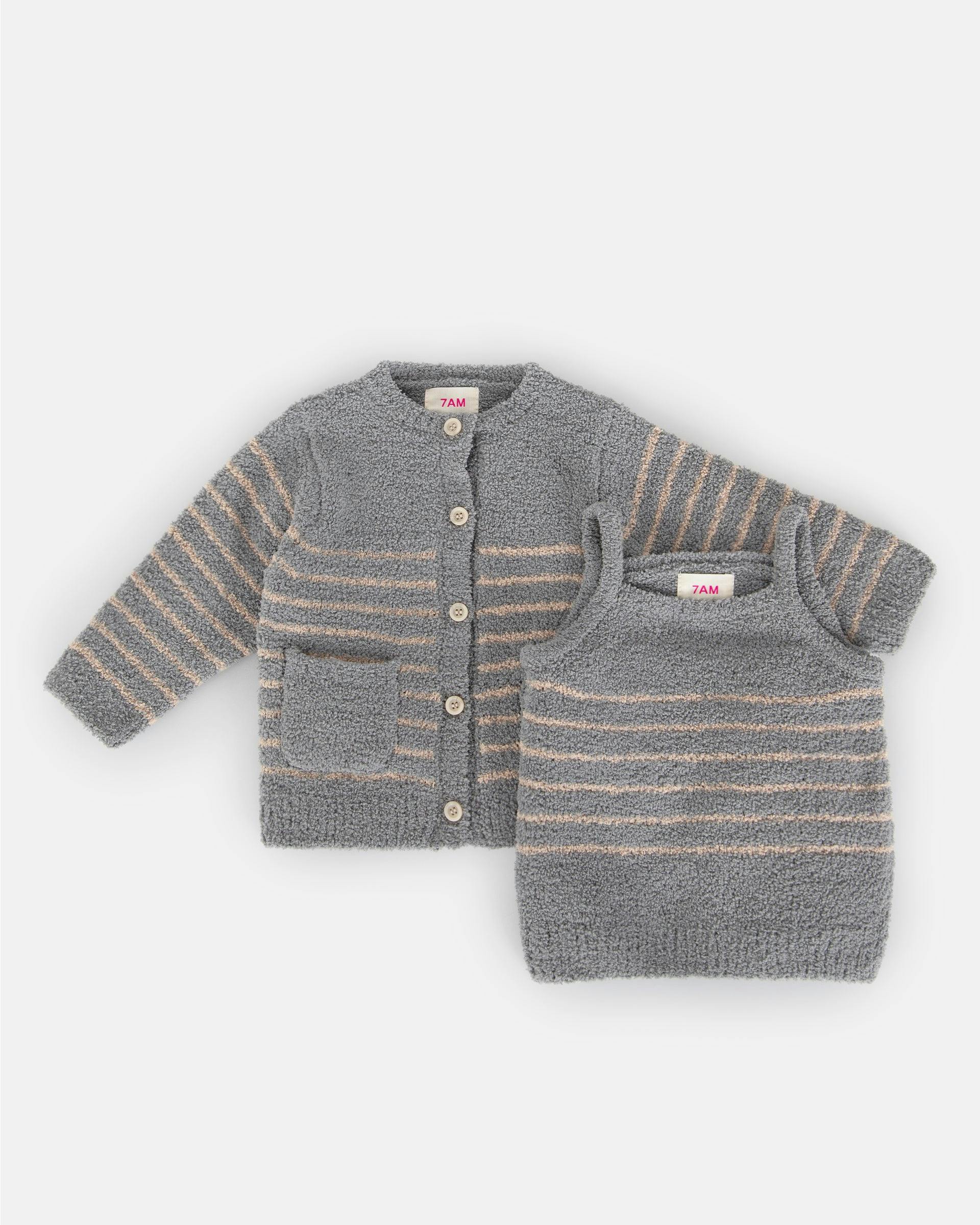 Camisole & Cardigan Set - Fuzzy