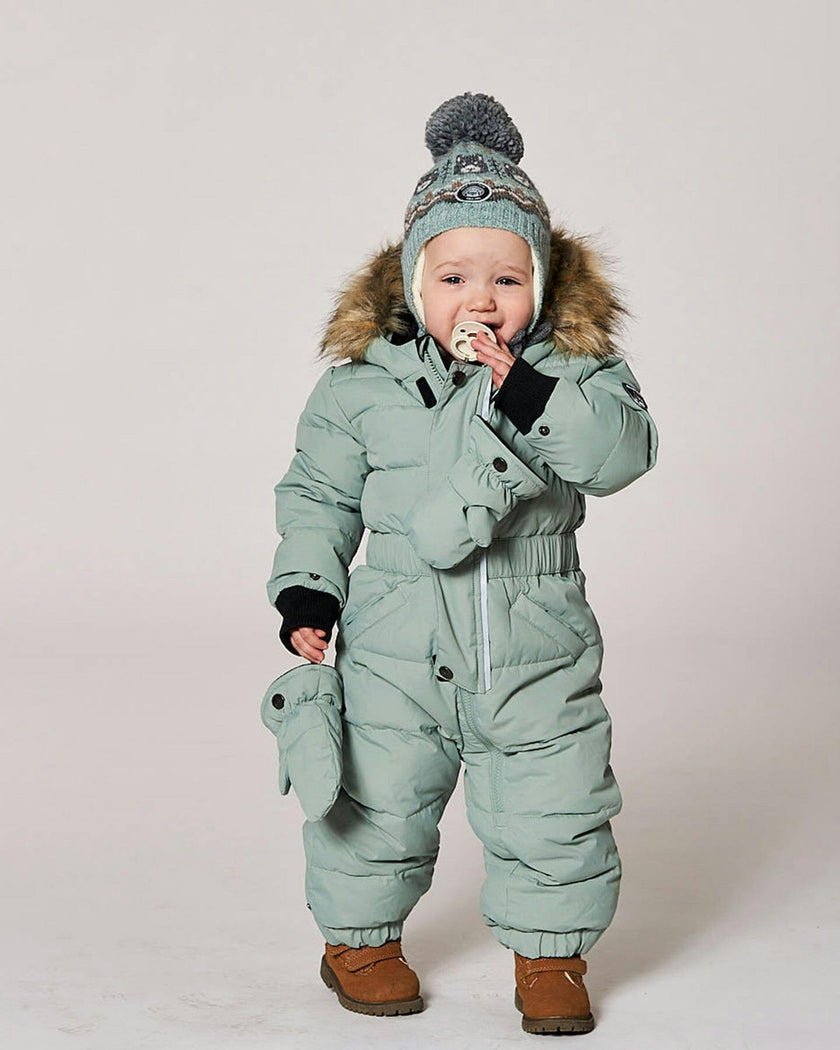 One-Piece Baby Original Puffy Snowsuit Sage Green