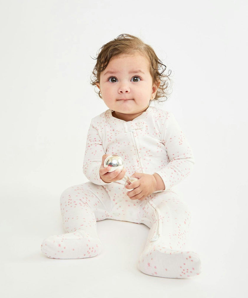Marley Zip Pajama, Rose Star