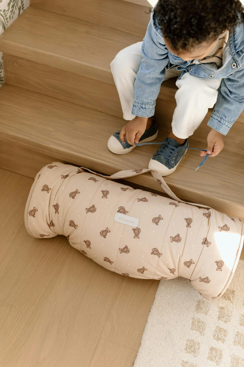 Organic Toddler Nap Roll-N-Rest Mat Set