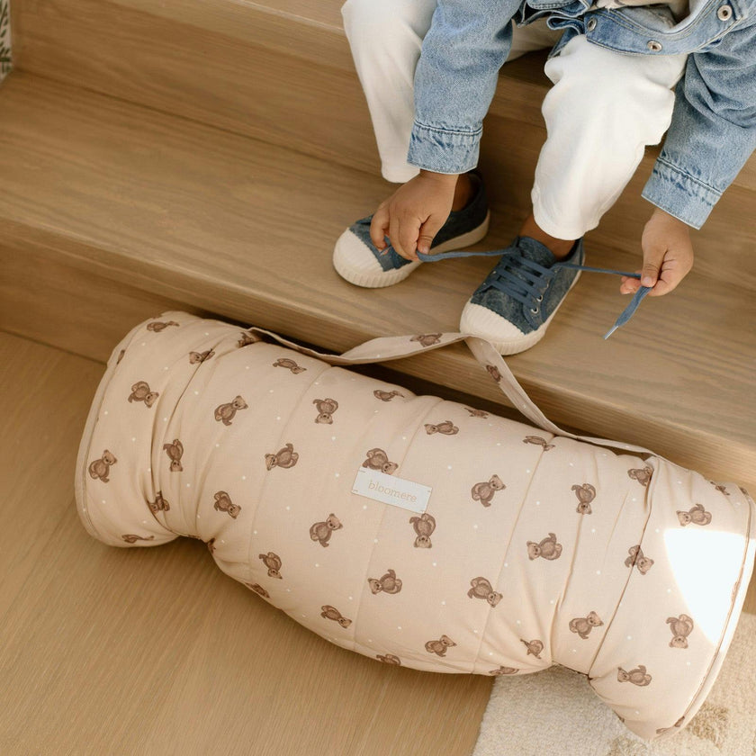 Organic Toddler Nap Roll-N-Rest Mat Set