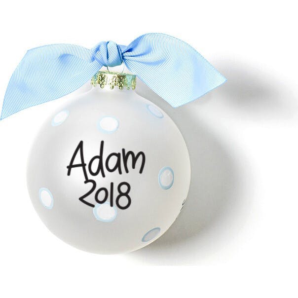 My First Christmas Glass Ornament