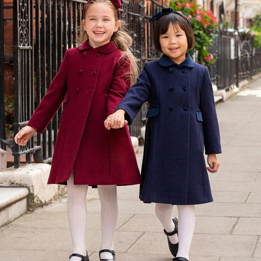 Classic Coat in Burgundy