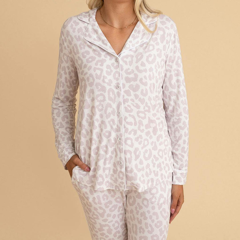 Laurel Leopard Women's Luxe Pajama Pant Set