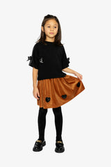 Velvet Skirt Brown
