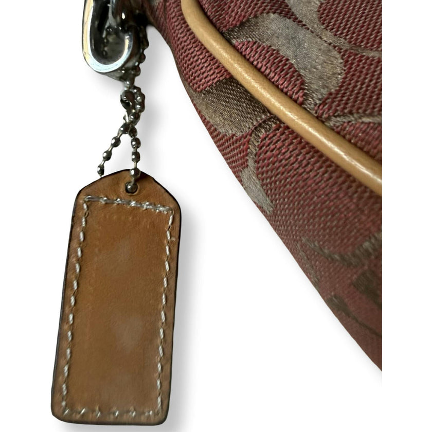 Vintage Coach Signature Demi Shoulder Bag