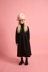 Neoprene Turtleneck Dress
