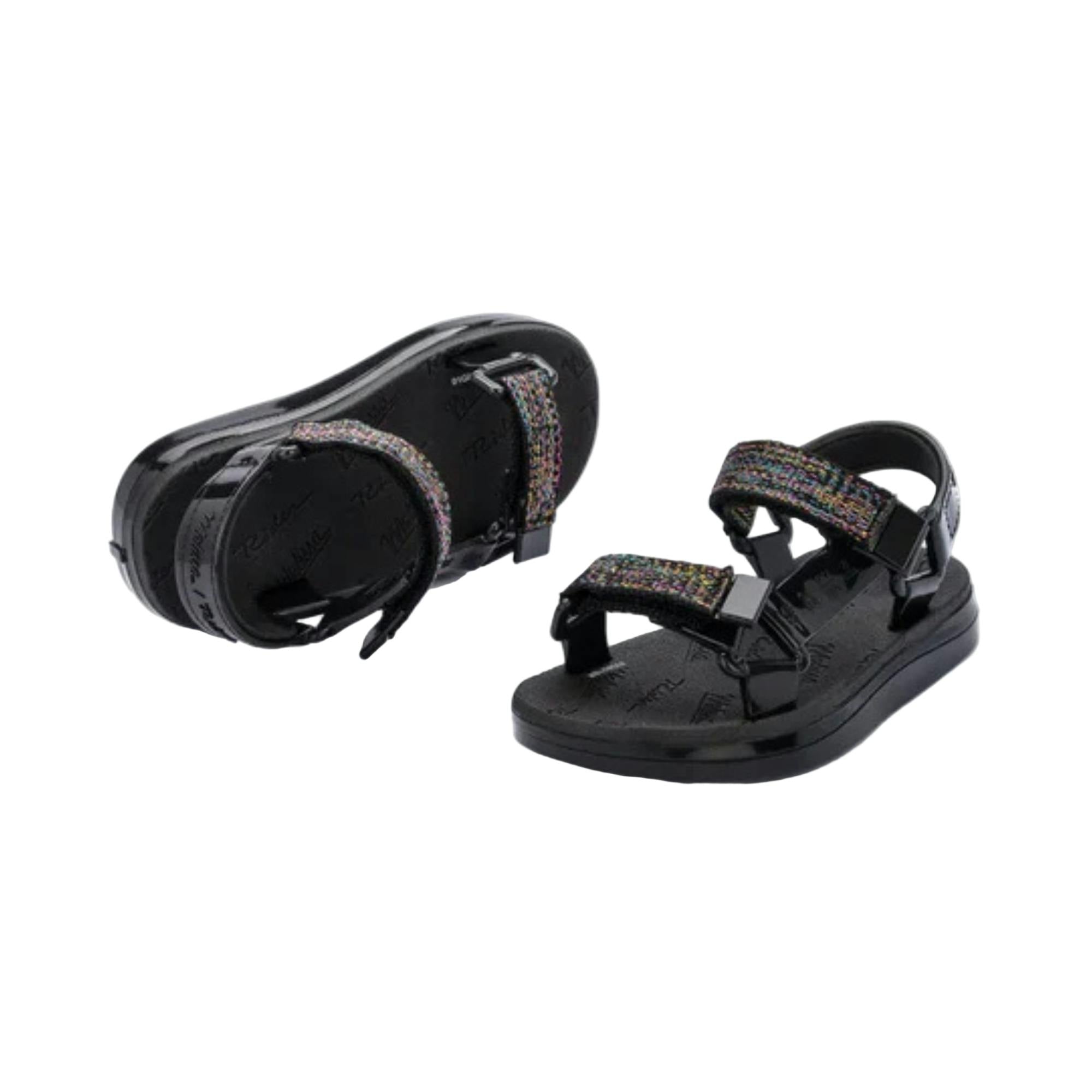 Black Mini Papete Sandals