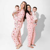 Floral Stripes Bamboo Convertible Footie
