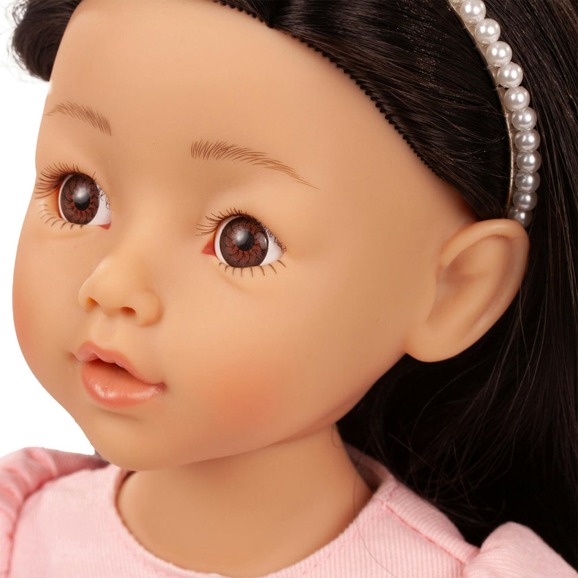 Gotz Little Kidz “Marianne Jubilee” 14" Standing Doll – 9‑Joint Vinyl Body