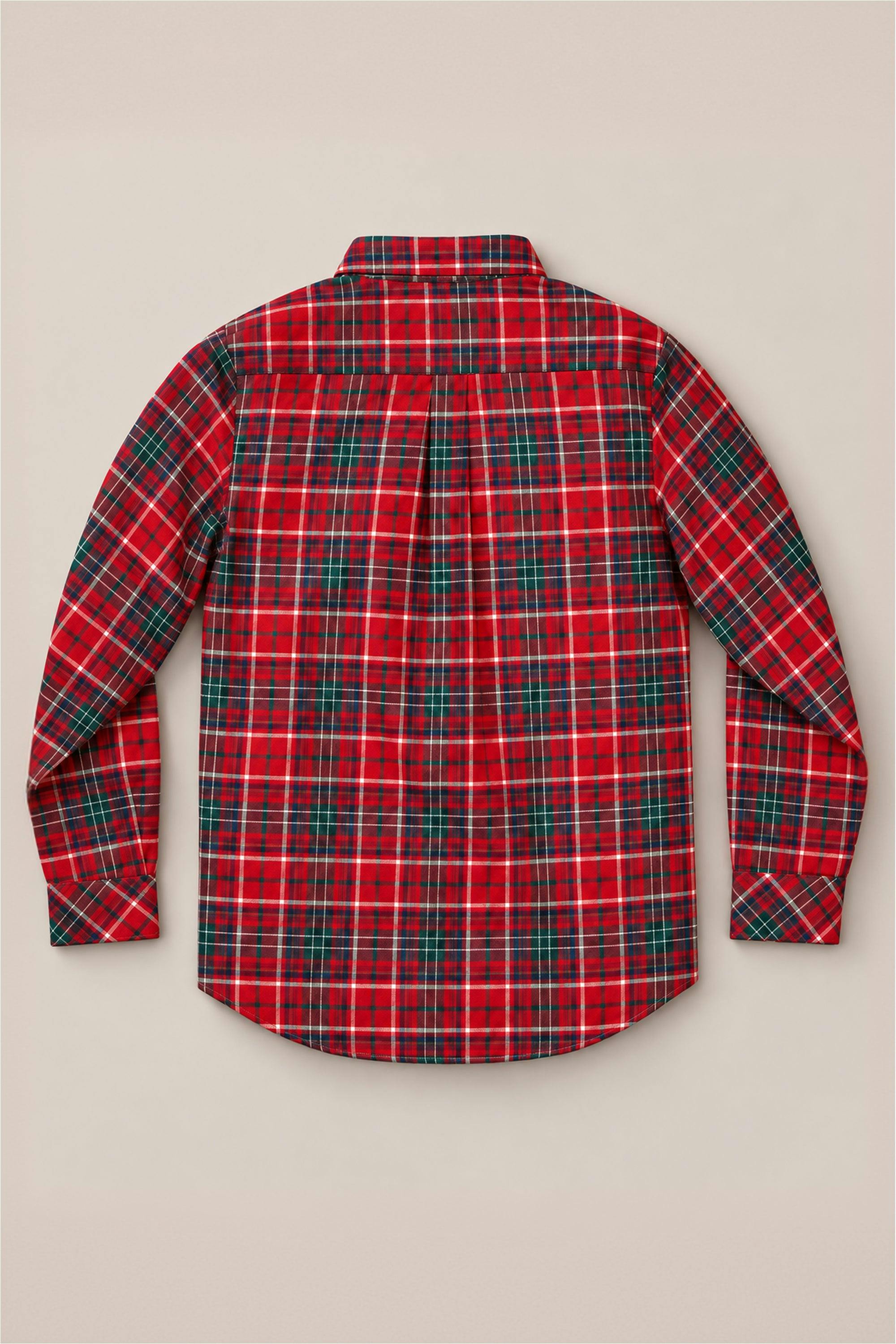 Mens John Shirt in Christmas Cheer Plaid