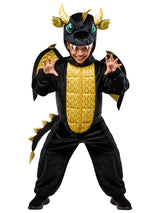 Kids' Black Dragon Zipsters Costume