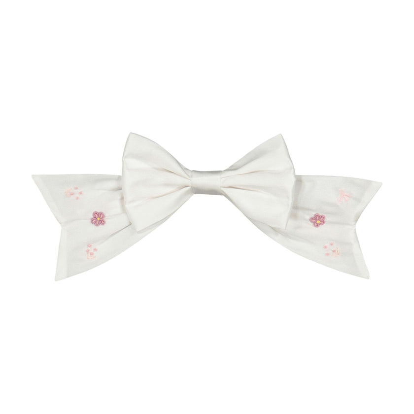AURELIA WHITE HAIR BOW