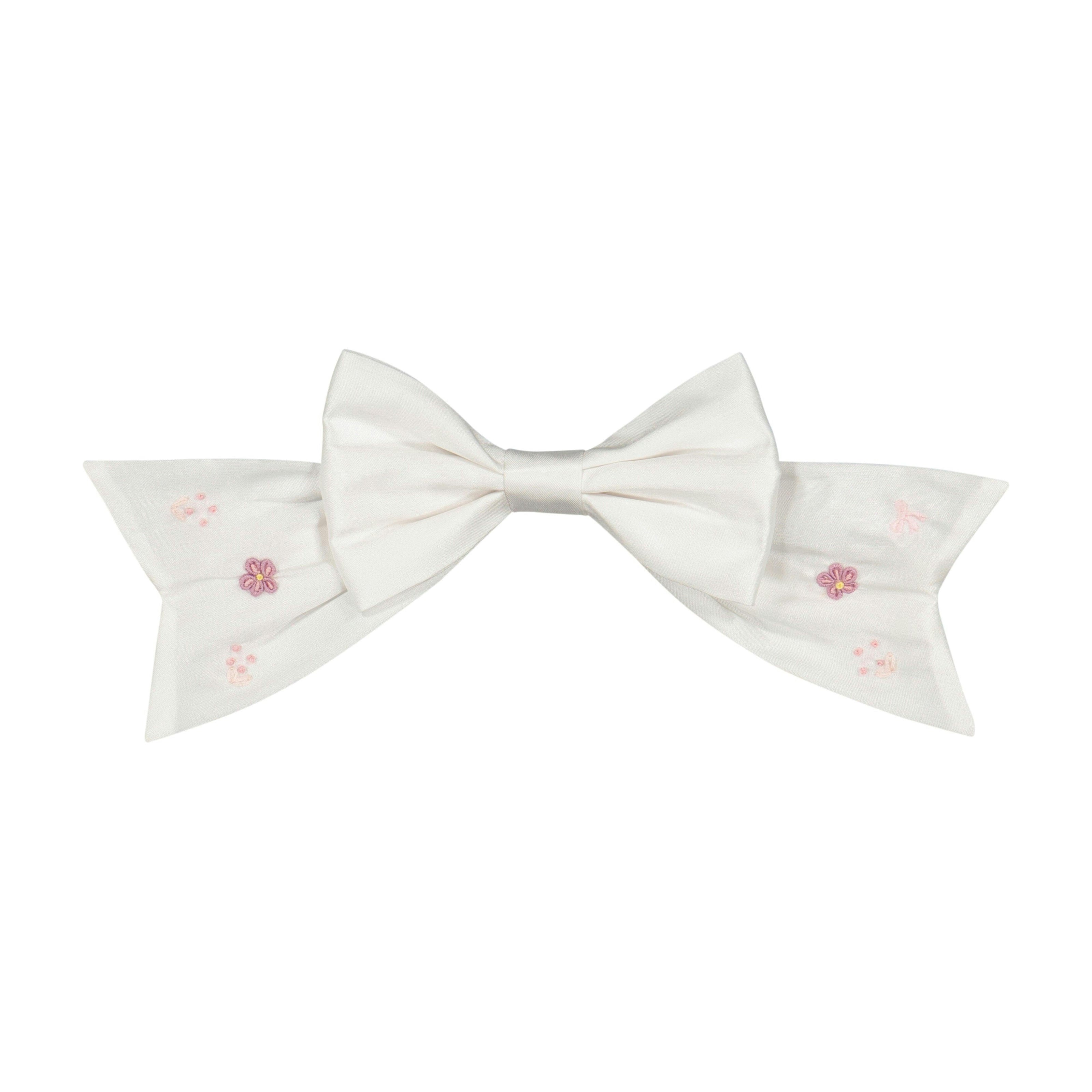 AURELIA WHITE HAIR BOW