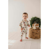 Boy's Long Sleeve Zip Romper