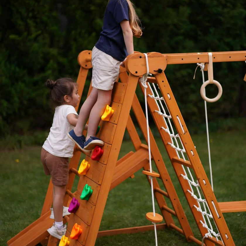 Chestnut | Outdoor & Indoor Foldable Jungle Gym