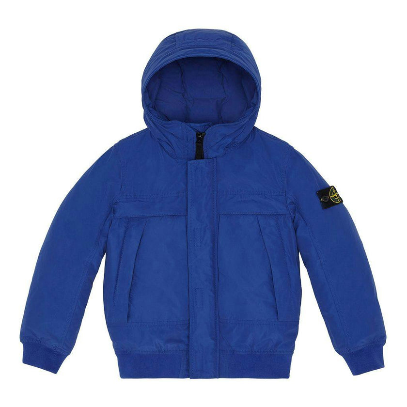 Bright Blue Real Down Jacket