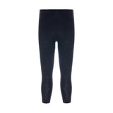 Black Plain Cotton Tights