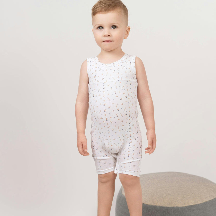 Berry Floral Footie