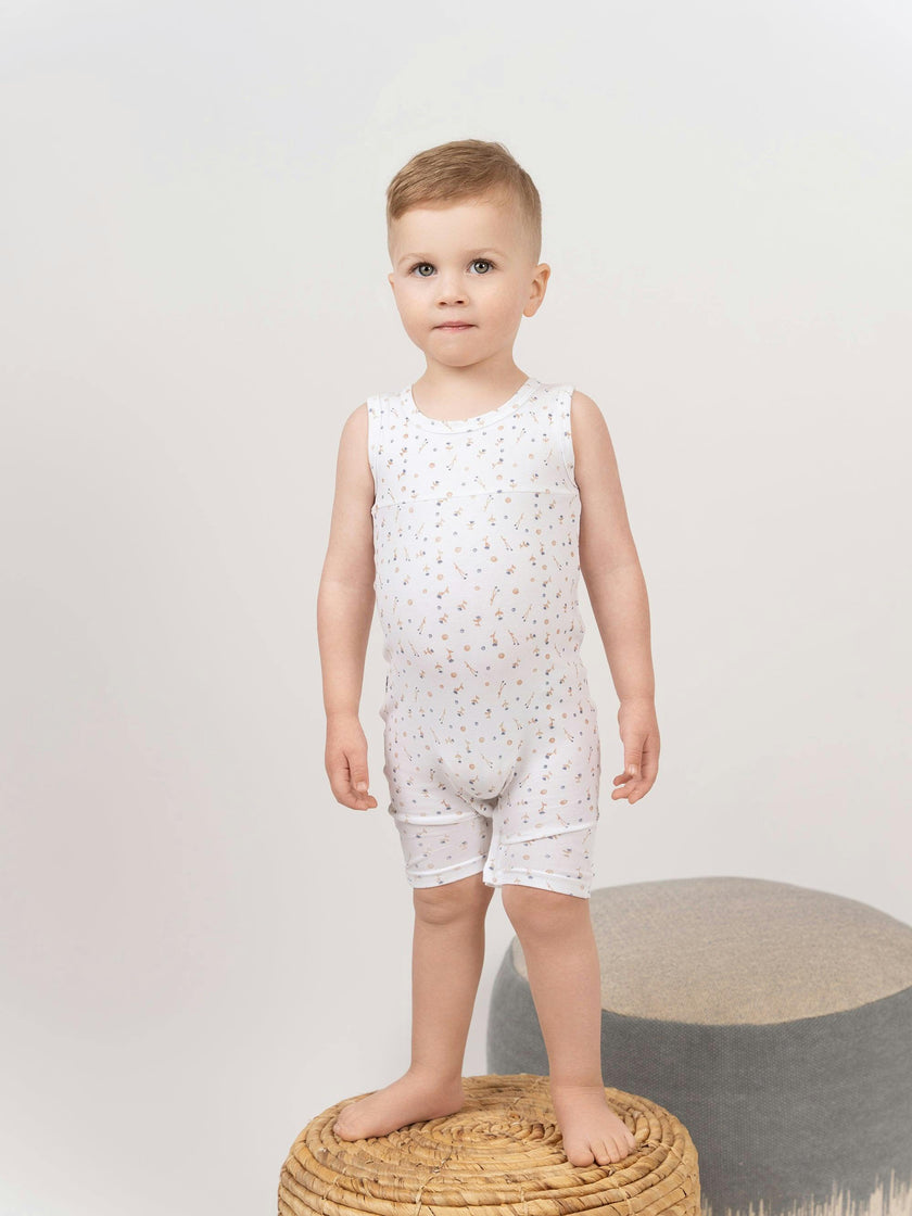 Berry Floral Footie