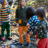 From One To Another Snug Knit Hooded Button-Up Cardigan, Green