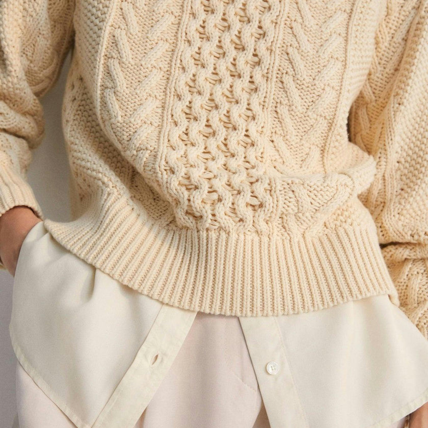 Quios Woman Jumper Macadamia