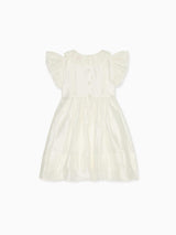 Ivory Lavinia Silk Ceremony Girl Dress