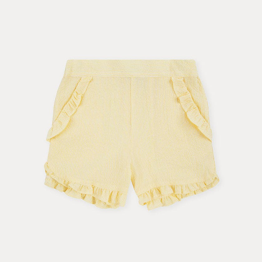Seersucker Girl Frill Shorts